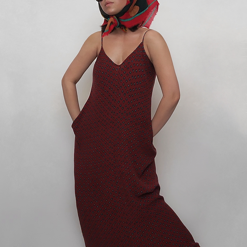 Elegant Red Maxi Dress